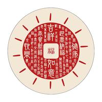 KAYE周岁抓周毯儿童房地毯家用卧室客厅圆形地垫女宝宝男孩生日爬行垫