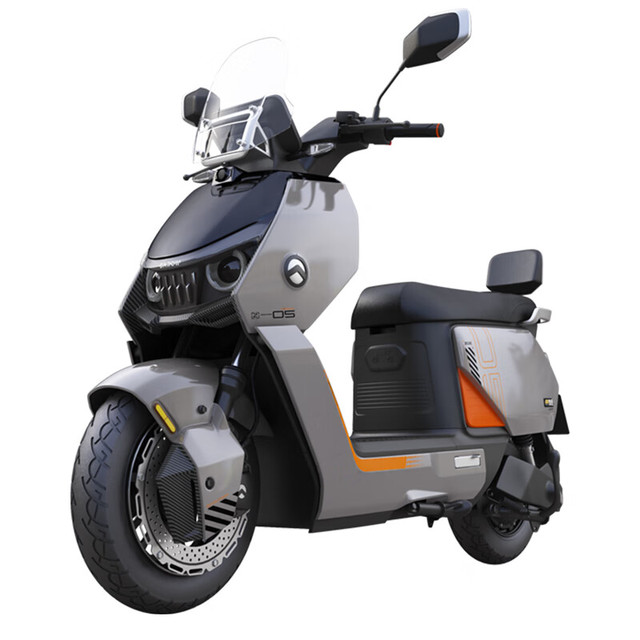 金箭 长续航 电动摩托车 74V110Ah锂电池  缤纷竞速灰/阳光橙 101AH以上