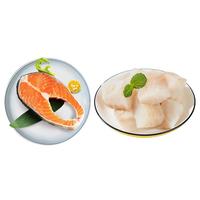 【家庭双鲜共享装】宝宝鳕鱼 + 大西洋鲑 儿童鳕鱼+三文鱼 1200g