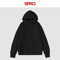 SPAO时尚长袖连帽卫衣男女2025秋季新款居家简约百搭上衣SPWY25S01XY