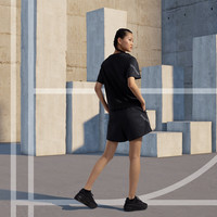 ADIDAS ZNE系列黑标制服日常运动休闲短裤女装阿迪达斯轻运动 黑色 M