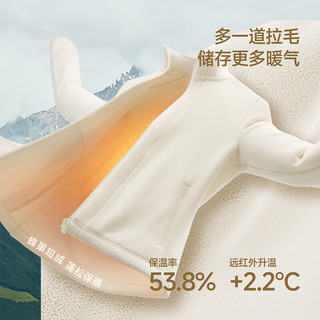 蕉下（beneunder）女士万粒绒修身外套宽松秋冬时尚休闲保暖显瘦抓绒外套 秋岩棕 M