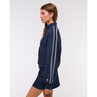 ABERCROMBIE & FITCH【毛圈布卫衣】女装25秋冬美式复古小麋鹿外套KI152-5243 海军蓝 XXS (160/80A)