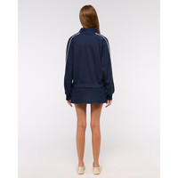 ABERCROMBIE & FITCH【毛圈布卫衣】女装25秋冬美式复古小麋鹿外套KI152-5243 海军蓝 M (165/96A)