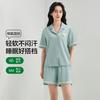 YOUKESHU 有棵树 女士开衫短袖短裤家居服套装