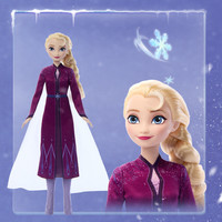 Barbie 芭比 女孩娃娃玩具-冰雪奇缘之艾莎与熊宝宝玩具套装JFG16