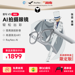雷鸟智能眼镜 雷鸟V3 AI拍摄眼镜 怪盗基德限定版 无线智能眼镜蓝牙音频智能眼镜无线耳机语音操控镜架款