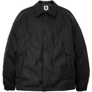 杰克琼斯 杰克·琼斯（JACK&JONES）男装25年秋冬季轻薄羽绒服男士翻领无帽短款PU压胶鸭绒服棉夹克 E41黑色