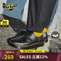 Dr.Martens 马丁（DR.MARTENS）Zavala Lo男女秋舒适百搭轻量软皮黑色薄底女单鞋 黑色 36