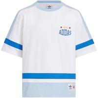 阿迪达斯（adidas）童装25夏季男童T恤三叶草经典纯棉中大童儿童运动圆领短袖KC1519