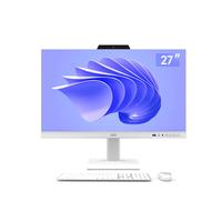 AOC一体机电脑 27英寸商务高性能办公台式机 商用家用大屏全套整机（i5-13420H 高清摄像头）