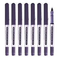 白雪（snowhite）直液式走珠笔子弹型加粗中性笔用签字笔书法 0.7mm黑色 3支 PVR-157 0.7mm加粗黑色子弹头3支