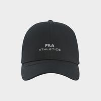 FILA 户外运动帽男女同款简约吸湿速干棒球帽硬顶遮阳帽