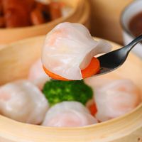 阿诺 广式早餐包子广府点心面点生鲜半成品点心懒人食品 水晶虾饺-240g*1袋-  共12个-广式点心