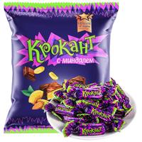 KDV 俄罗斯原装进口紫皮糖巧克力味夹心糖休闲零食年货节糖果喜糖500g