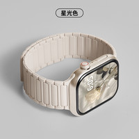 车虫 适用苹果S10表带iwatch手表S9applewatch10磁吸S11硅胶S8腕带Ultra3女SE智能8男S7运动高级2