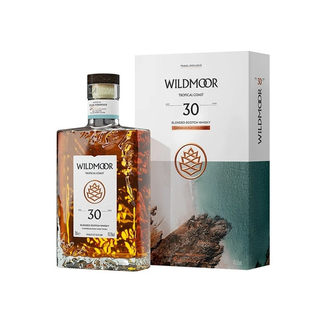 远慕 WILDMOOR 30年加勒比海朗姆桶 调配苏格兰威士忌 热带海洋 43.5%Vol 700ml