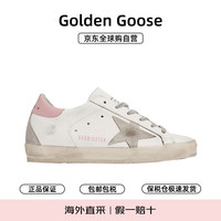 GOLDEN GOOSE GGDB女鞋小脏鞋粉尾灰色星星做旧款低帮系带运动休闲鞋板鞋小白鞋 36