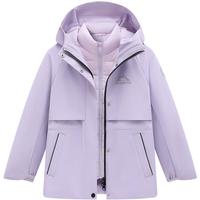 BOSIDENG/波司登 5A抗菌绒 儿童羽绒服  勇敢熊紫 130
