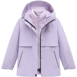  BOSIDENG/波司登 5A抗菌绒 儿童羽绒服  勇敢熊紫 140