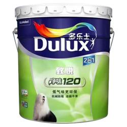 多乐士 乳胶漆致悦净味120高遮防潮墙面漆二合一内墙油漆A991S白色18L