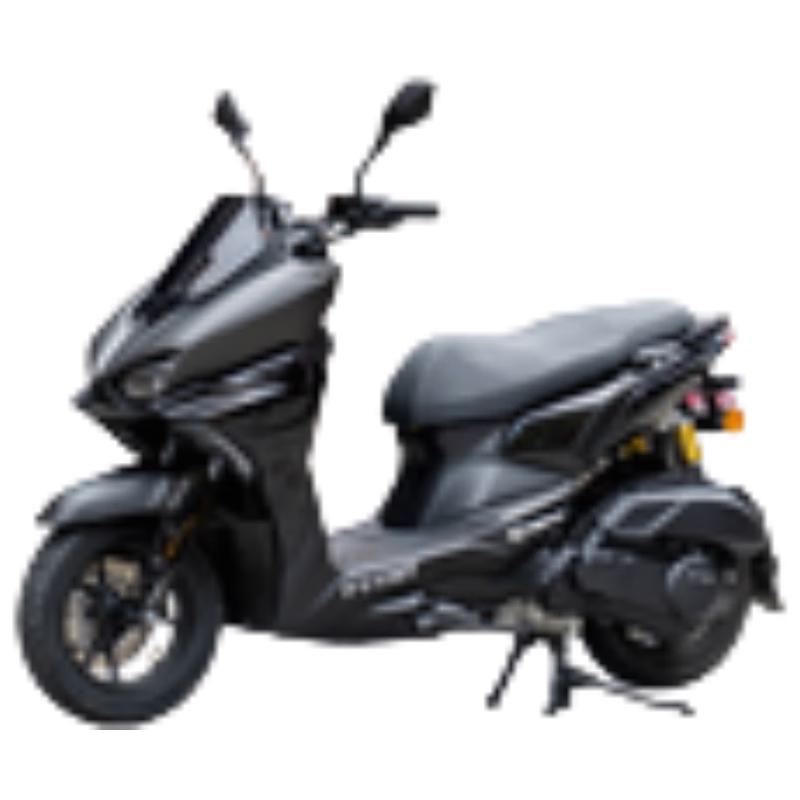 飞鹰AX150Max 燃油踏板摩托车 水冷双碟刹 长续航省油运动 暗夜黑25款