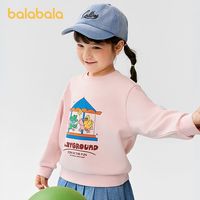 巴拉巴拉童装儿童卫衣女童男童2025时尚春秋装宽松卡通印花上衣潮