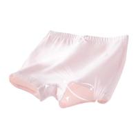 英氏3条装儿童内裤男女童棉质平角裤不夹PP四角短裤女孩短裤 紫色女童款 N2304GR 3条 120 紫色（全身5A抑菌） 3条