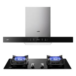 华帝 i11129S+i10073B 顶吸式烟灶套装 天然气
