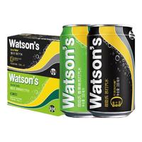 watsons/屈臣氏 气泡水调酒 苏打汽水套装  原味330ml*8罐+香草330ml*8罐