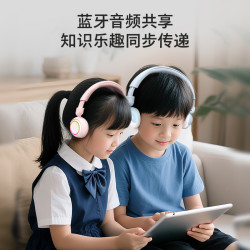 飞利浦 隔音降噪 儿童头戴式蓝牙耳机