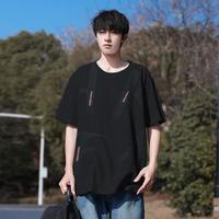 DUEPLAY 男士宽松字母印花T恤