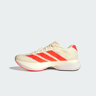 adidas ADIZERO BOSTON 13玻纤柱专业竞训跑步鞋鞋男子阿迪达斯   汉玉白/荧光红/白色   40.5