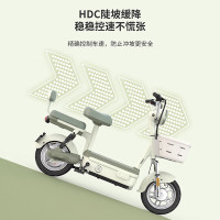 爱玛 小金豆新国标可上牌大电池时尚成人小型电动自行车 到店选色提车