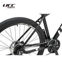 悠诗诗UCC 运动自行车布雷德1山地车27.5铝合金车架线控前叉油刹禧玛诺变速 纯洁白 24速 15寸158-168 27.5英寸