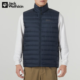 Jack Wolfskin狼爪羽绒马甲男秋冬款运动户外休闲出行防风保暖700蓬羽绒外套 5032051-1010/  185/112A