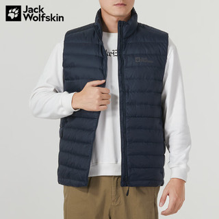 Jack Wolfskin狼爪羽绒马甲男秋冬款运动户外休闲出行防风保暖700蓬羽绒外套 5032051-1010/  185/112A
