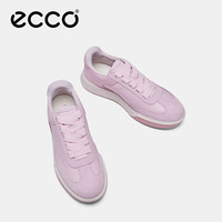 爱步(ECCO)休闲鞋女 2025百搭平底鞋简约球鞋板鞋德训鞋 街头272833 玫瑰粉27283351816 35