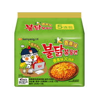 SAMYANG 森养光学 三养香蕉味火鸡面韩国进口香蕉奶油香脆香蕉脆片方便面