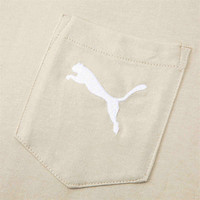 休闲口袋短袖男女纯棉简约运动休闲T恤 683482彪马puma奥莱 M