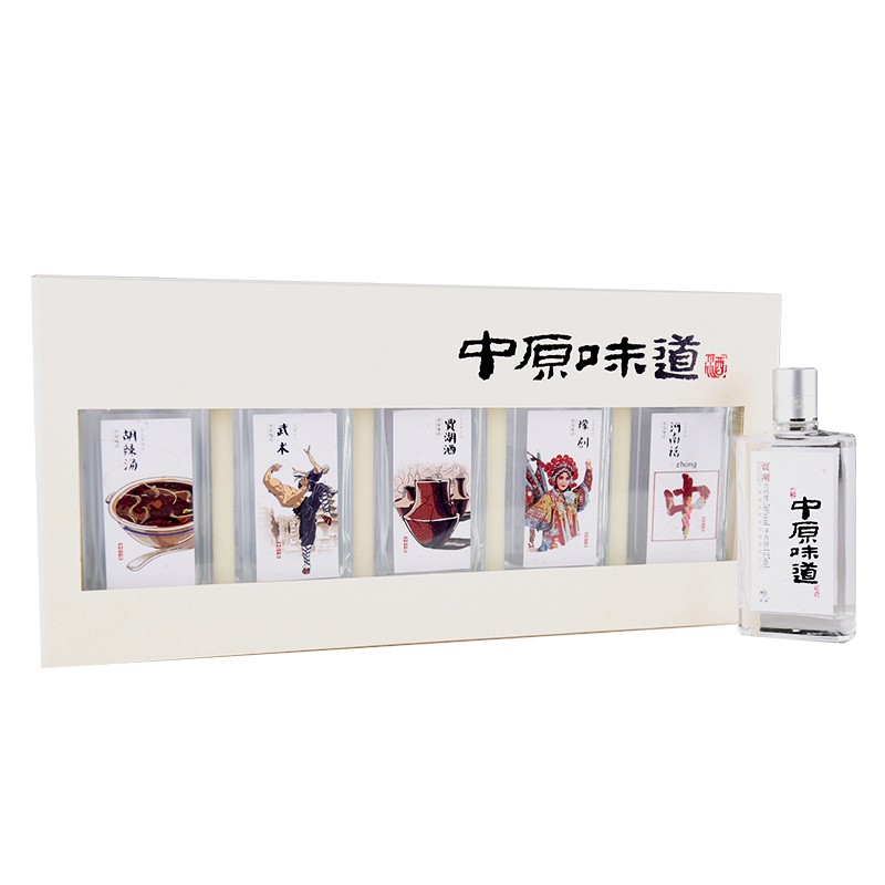  贾湖牌 固态发酵酿制 原香型高度白酒
