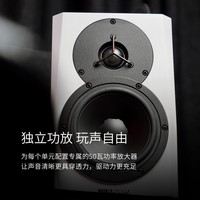Dynaudio/丹拿 LYD 5 有源丹拿音箱游戏音乐监听音箱小书架音箱 白色