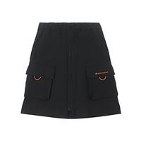 NB奥莱女款Logo运动休闲时尚百搭拉链黑色梭织半身裙