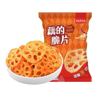 薛记炒货 椒麻辣卤味藕的脆片  多款任选