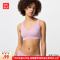 优衣库惊喜价女装AIRism无钢圈文胸/舒适空气衣轻氧Bra 479192 71 浅蓝紫色 L E70 C75 D75 E75 B80 C80