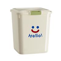 稻草熊笑脸米桶带盖密封储米桶家用厨房收纳大米储存桶食品级防虫防霉 【一个装】10斤 配量杯/密封防潮