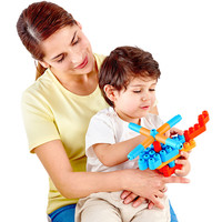 HapePolyM158粒积木方盒柔性大颗粒1-3男女儿童玩具宝宝拼插积木 hapePolyM158粒积木方盒760094