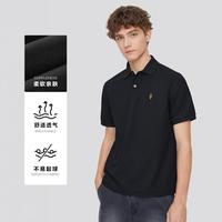 斯凯奇 夏季休闲正肩短袖POLO衫男珠地棉男式POLO衫