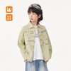 皇室童缘 Hostoyo 男童字母印花长袖衬衫25秋季新款中大童宽松上衣儿童衬衣