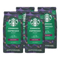 星巴克(Starbucks)【咖啡豆礼盒】咖啡豆黑咖啡经典意式浓缩咖啡豆中深烘焙拼配 【油脂王800g】浓缩咖烘焙*4袋